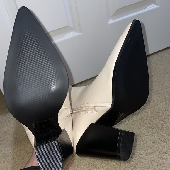 S3 - White western cowboy cream boots Never worn - Picture 9 of 13